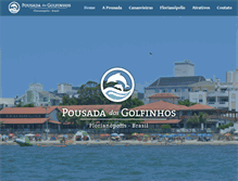 Tablet Screenshot of pousadadosgolfinhos.com